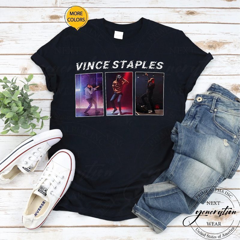 Vince Staples T-Shirt Rapper Hip Hop Trendy Cool TeeShirts