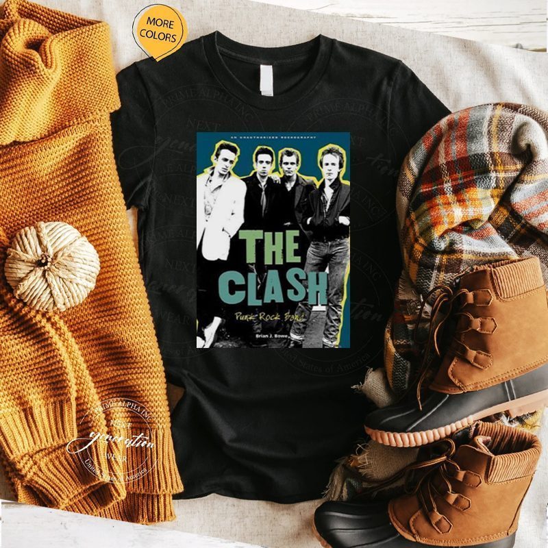 Vintage Rock Band The Clash tshirt