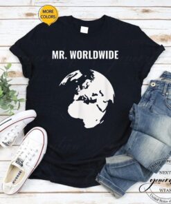 Worldwide Tour T-Shirt Mr. Worldwide Funny World Traveler TShirts