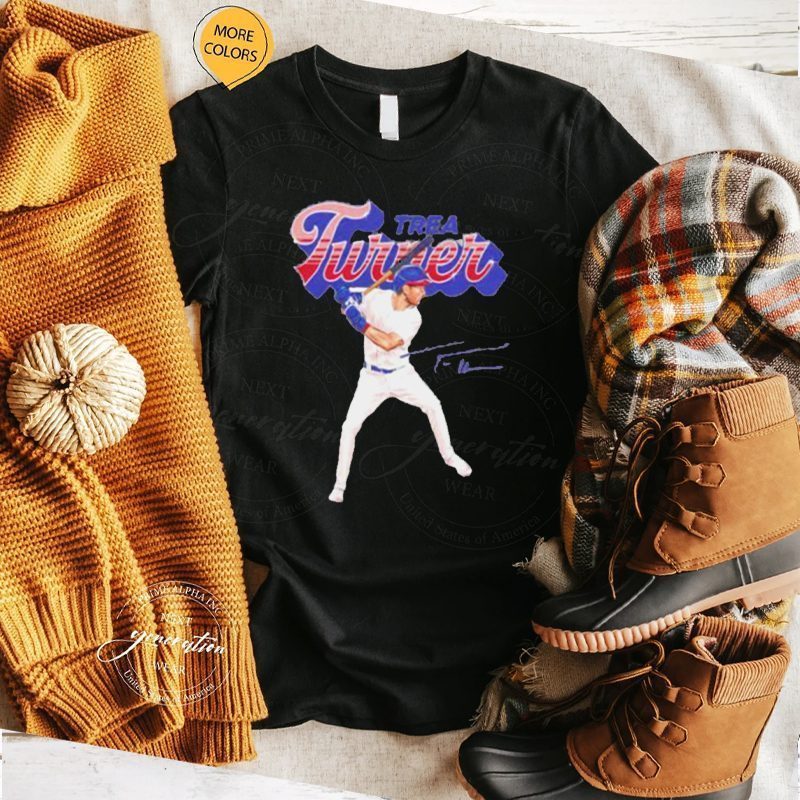trea Turner Philadelphia Phillies baseball shine tshirt