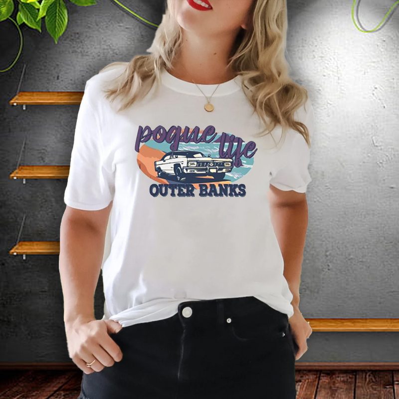 Vintage Art Outer Banks Pogue Life t-shirts