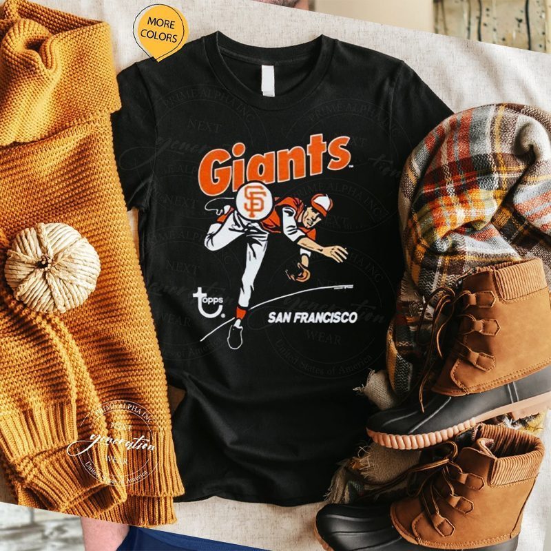 Topps San Francisco Giants baseball tshirts
