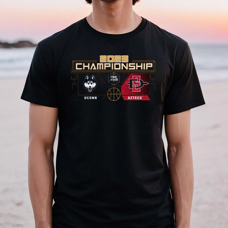 UConn vs. San Diego State 2023 NCAA Men’s Basketball tournament National Championship Matchup shirt