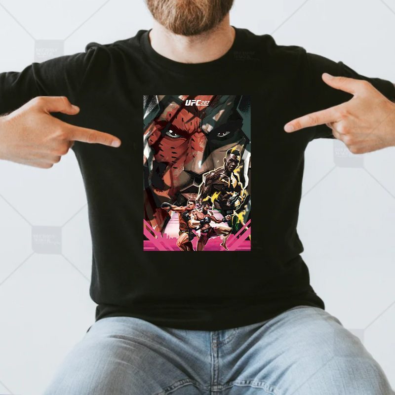 Ufc 287 Artist Series Main Event T-Shirts