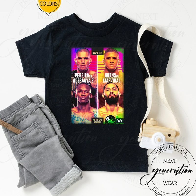 Ufc 287 Pereira Vs Adesanya Event TShirt