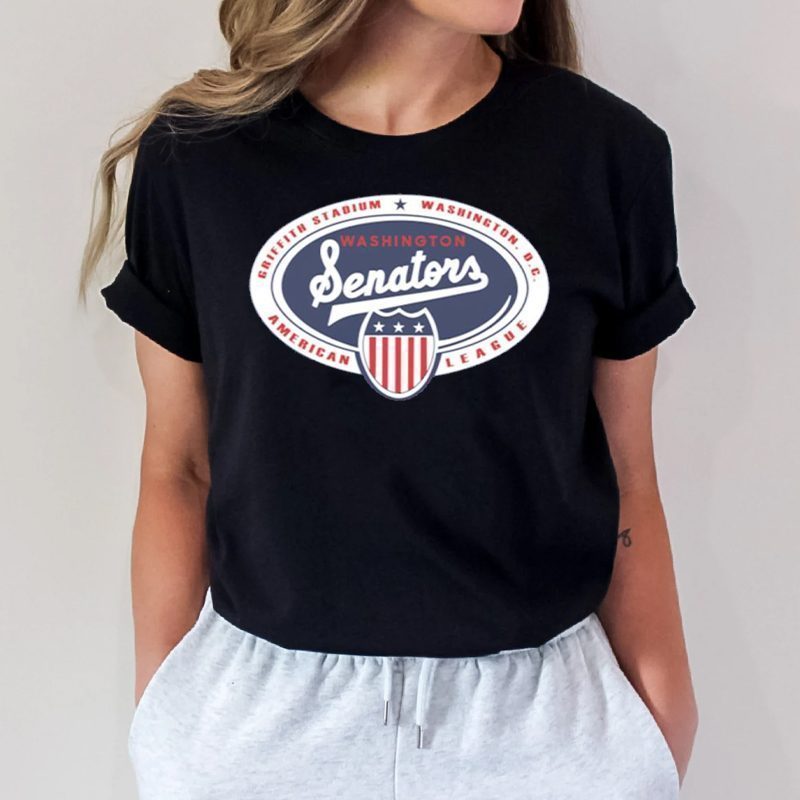 Washington Senators Cooperstown Collection Huntington Logo TShirt
