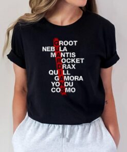 Guardians Text Name Guardians Of The Galaxy t shirts