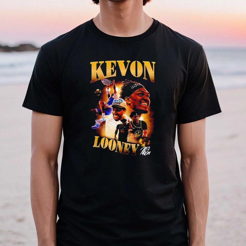 Looney Golden State Kevin Looney Vintage 90s Style T shirt