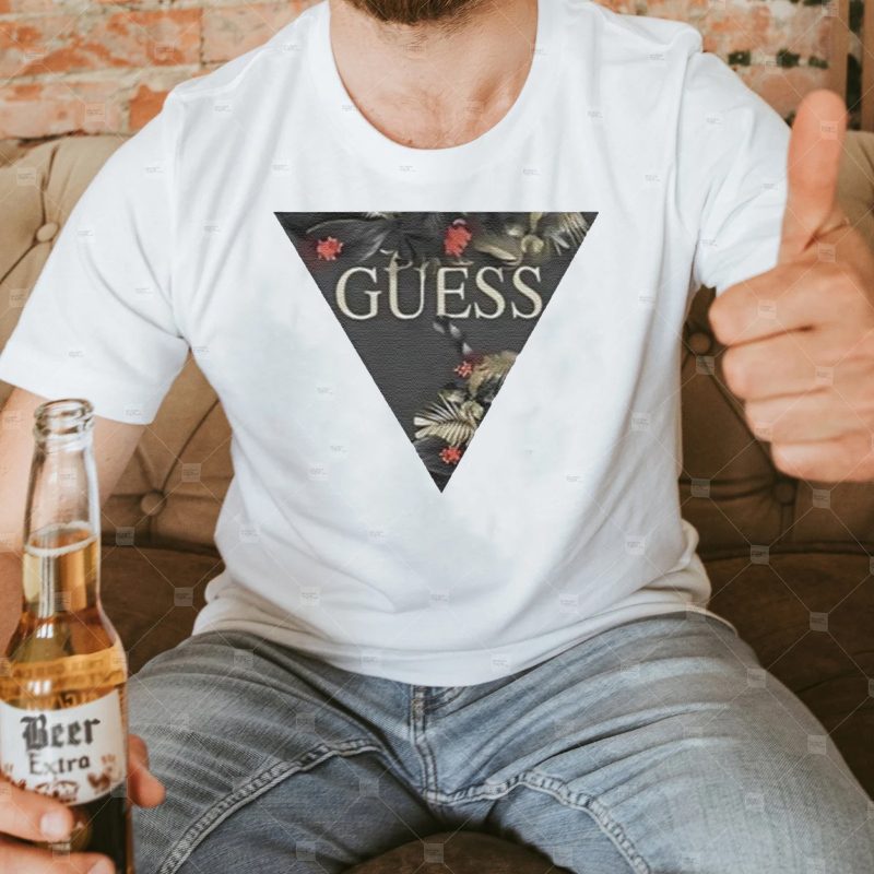 Tropical Plant Vintage Guess T Shirts