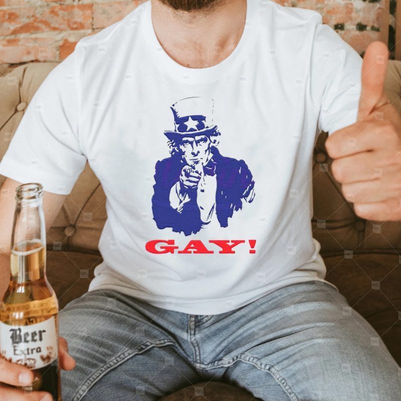 Uncle Sam GAY Live Laugh Lesbian Shirt
