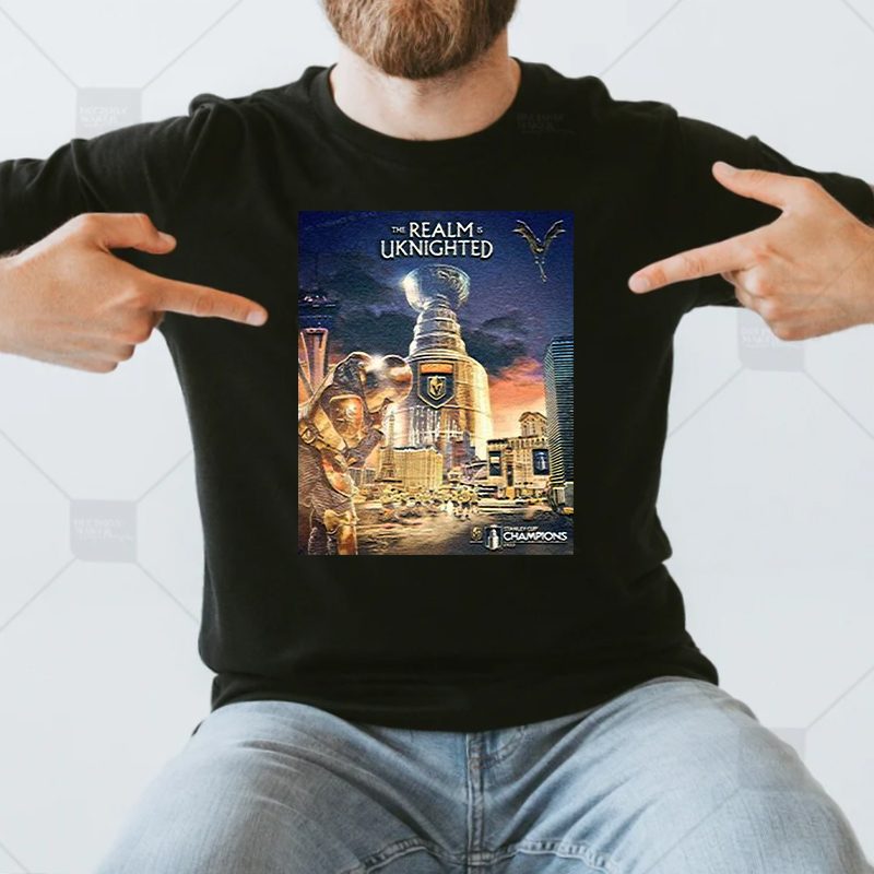 Vegas Golden Knights The Realm is Uknighted Stanley Cup Champions 2023 t shirts