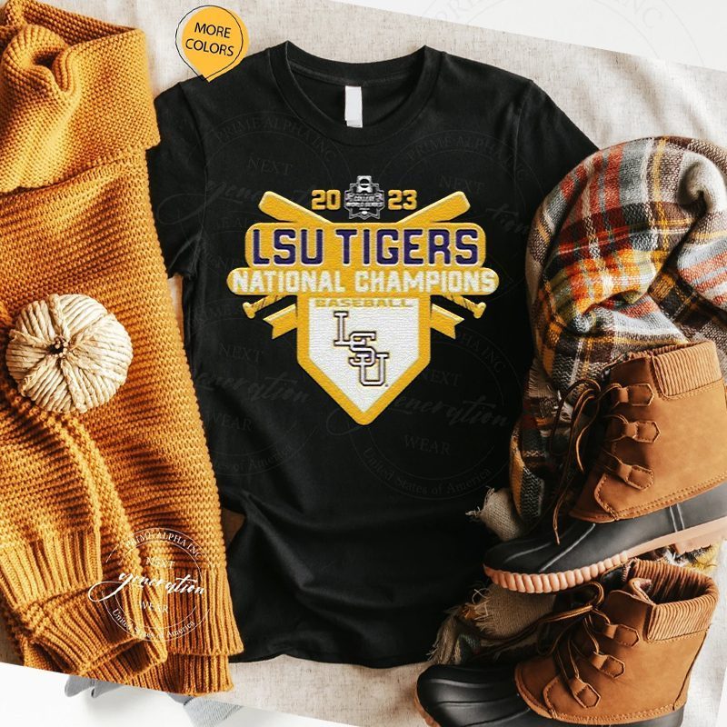 Youth Blue 84 Purple LSU Tigers 2023 NCAA Men’s Baseball College World Series Champions Schedule T-Shirts