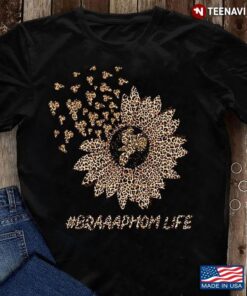 #BraaapMom Life Sunflower LeopardShirt