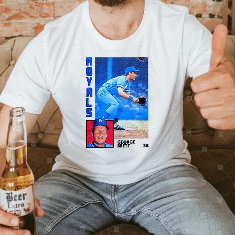1984 Topps Baseball George Brett Royals t shirts