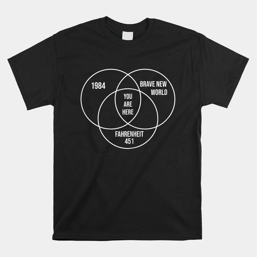 1984 Brave New World Fahrenheit 451 Conspiracy Shirt