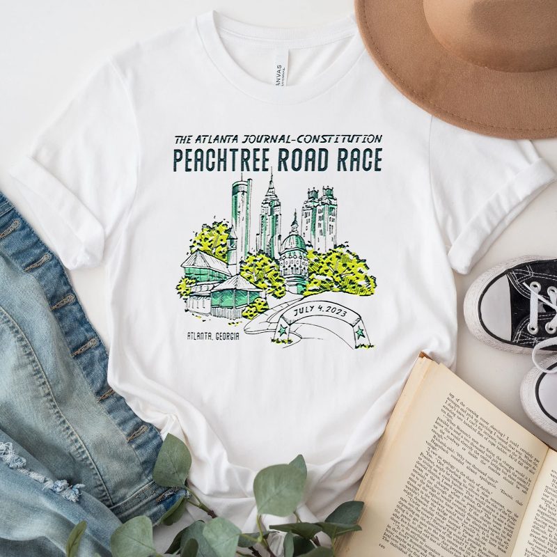 2023 AJC Peachtree Road Race t shirt