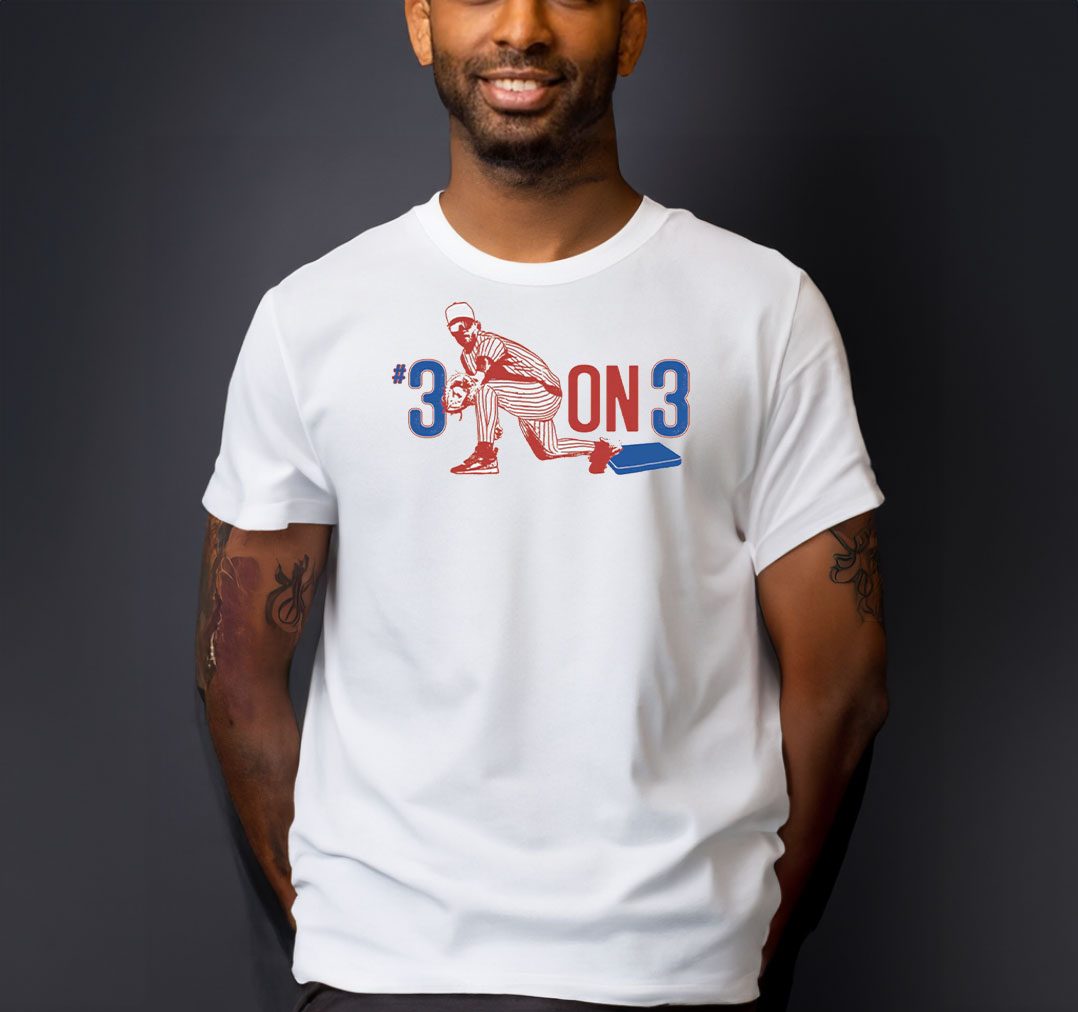 #3 on 3 T- Shirts Barstool Sports Clothing Merch