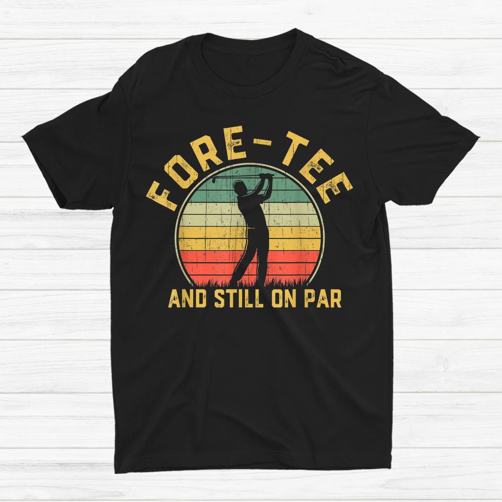 40th Birthday Golfer Shirt Turning 40 Year Old Golfing Shirt