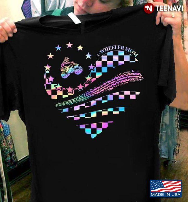 4 Wheeler Mom HeartShirt