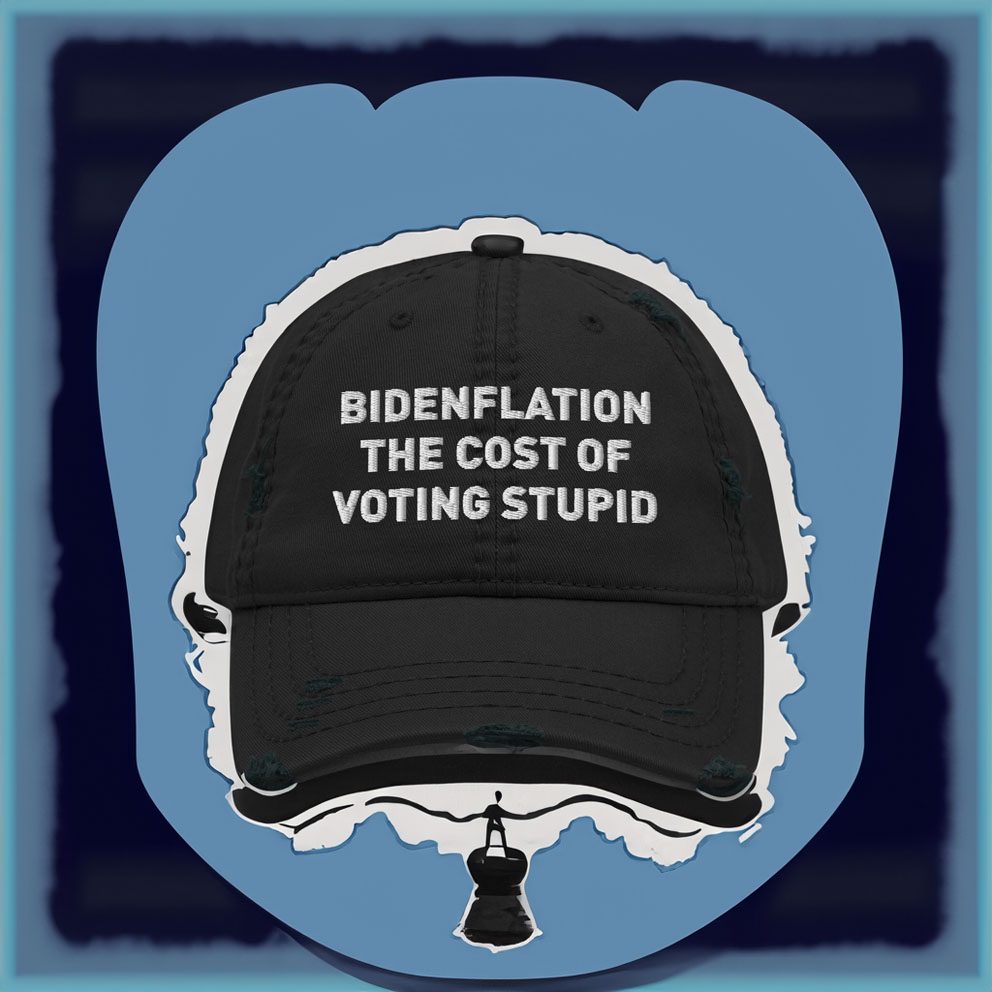 Bidenflation the Cost of Voting Stupid Distressed Hats