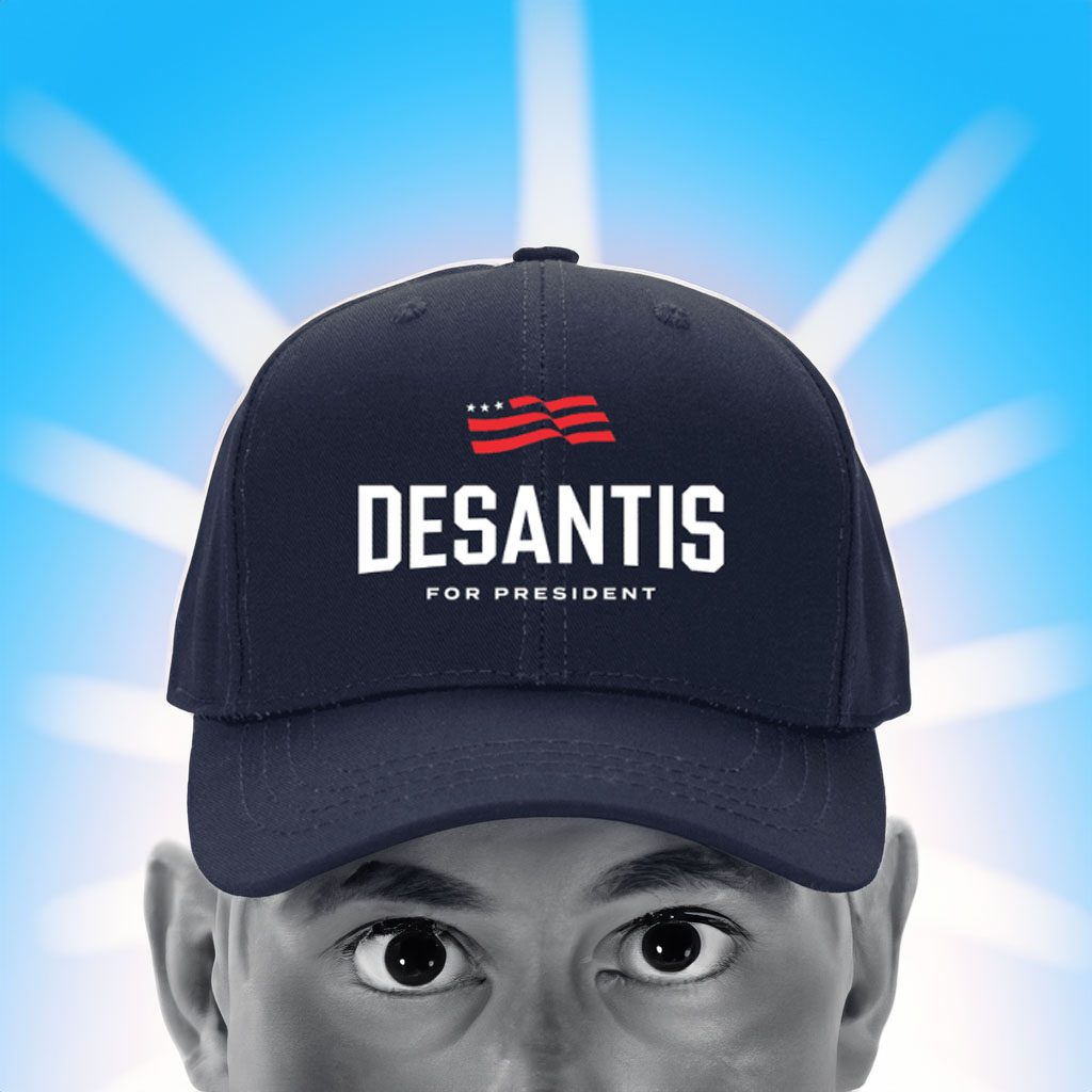 DeSantis for President Navy Structured Adjustable Hats