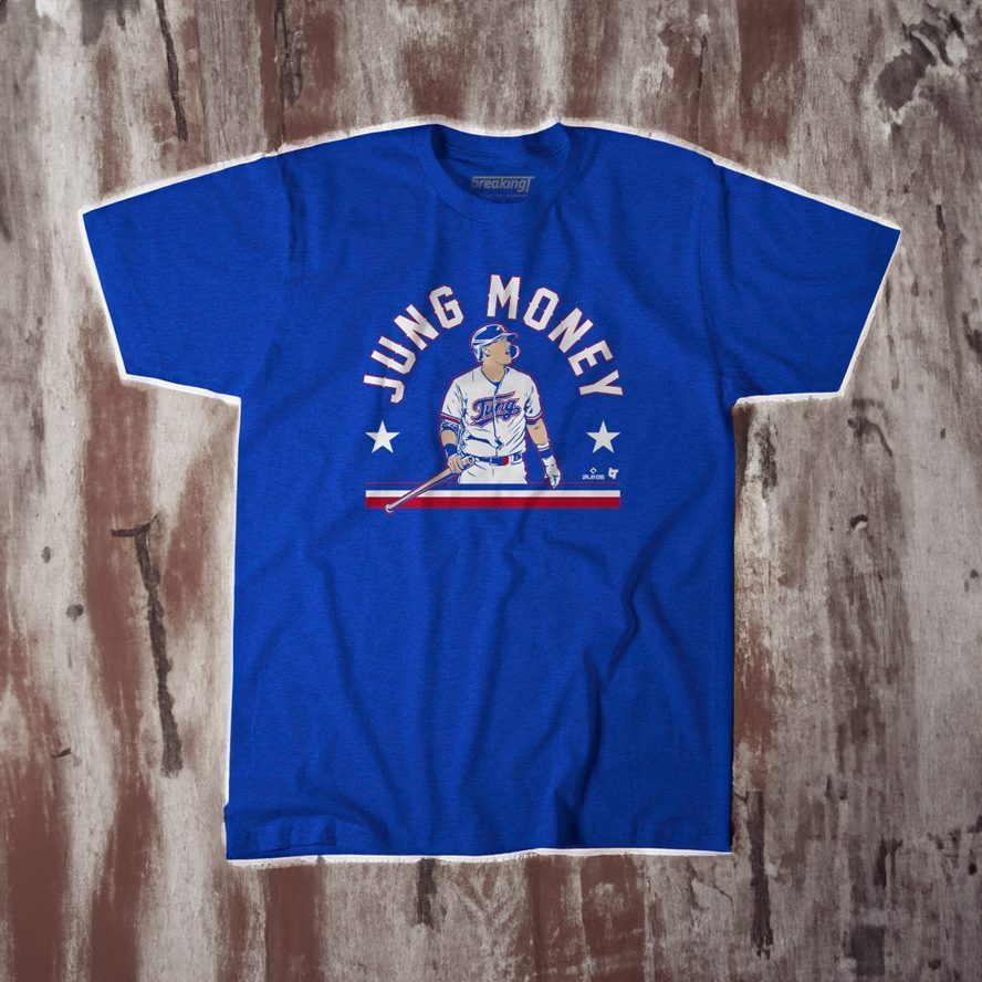 Josh Jung Money Shirts, Texas Baseball