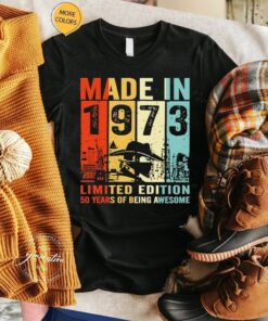 Made In 1973 Limited Edition 50 Years Of Being Awesome T-Shirt