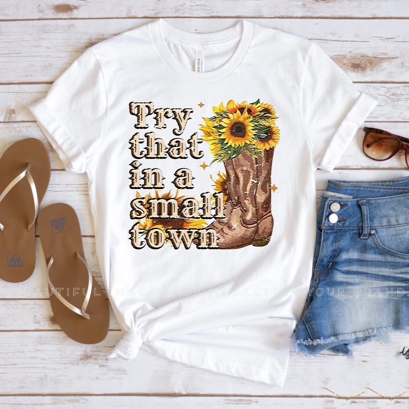 Try That In A Small Town Jason Aldean Unisex 2023 T-Shirts