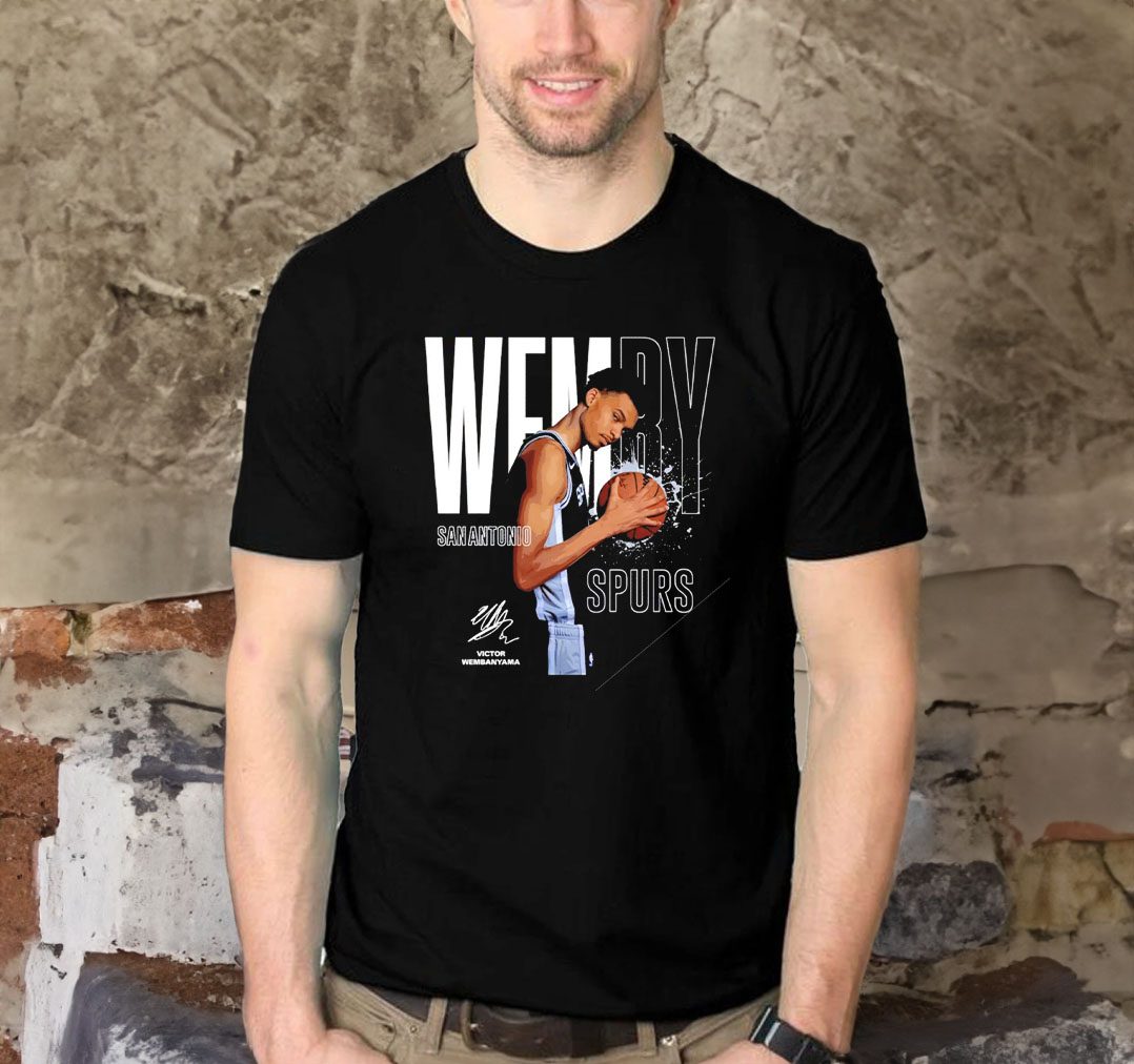 Victor Wembanyama San Antonio Spurs NBA signature 2023 shirts
