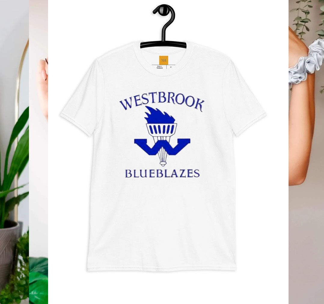 Westbrook blueblazes high school shirts