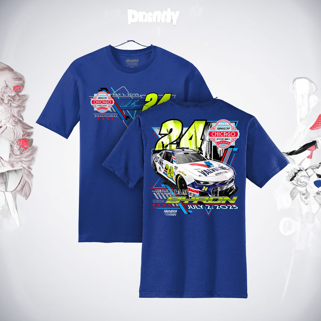 William Byron #24 Chicago Valvoline T-shirt
