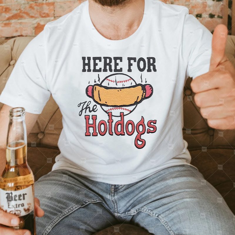 Youth Here For The Hotdogs Shirt