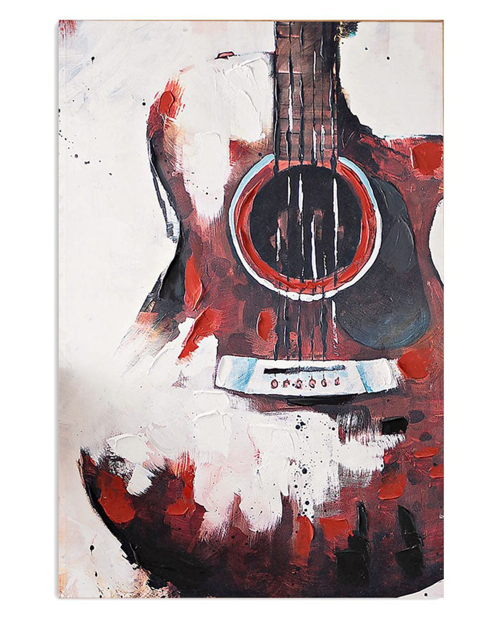 Accoustic Guitar Painting Guitarist Poster