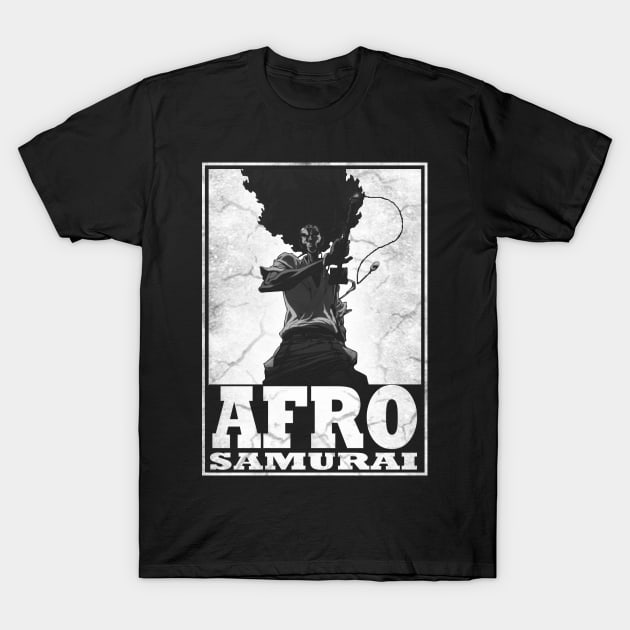 AFRO HAIR SAMURAI T-Shirt Unisex