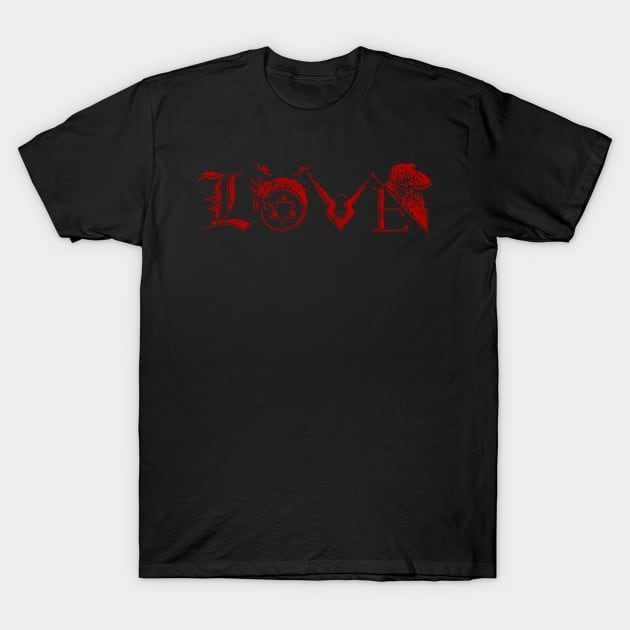 Anime Love (red) T-Shirt Unisex