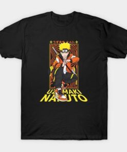 Anime Streetwear Orange Shinobi T-Shirt Unisex