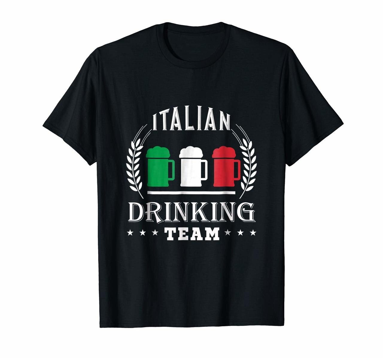 Beer Italian Drinking Team Casual Italy Flag T-Shirt Hoodies