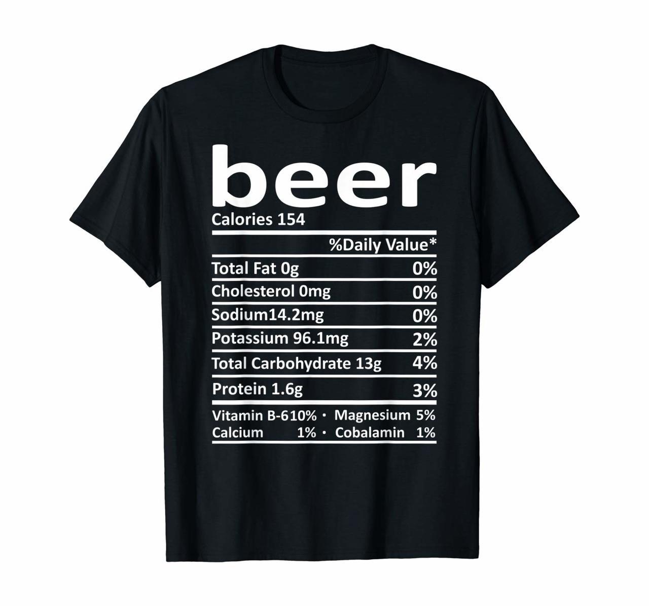 Beer Nutrition Funny Thanksgiving Costume Food Christmas T-Shirt Hoodies