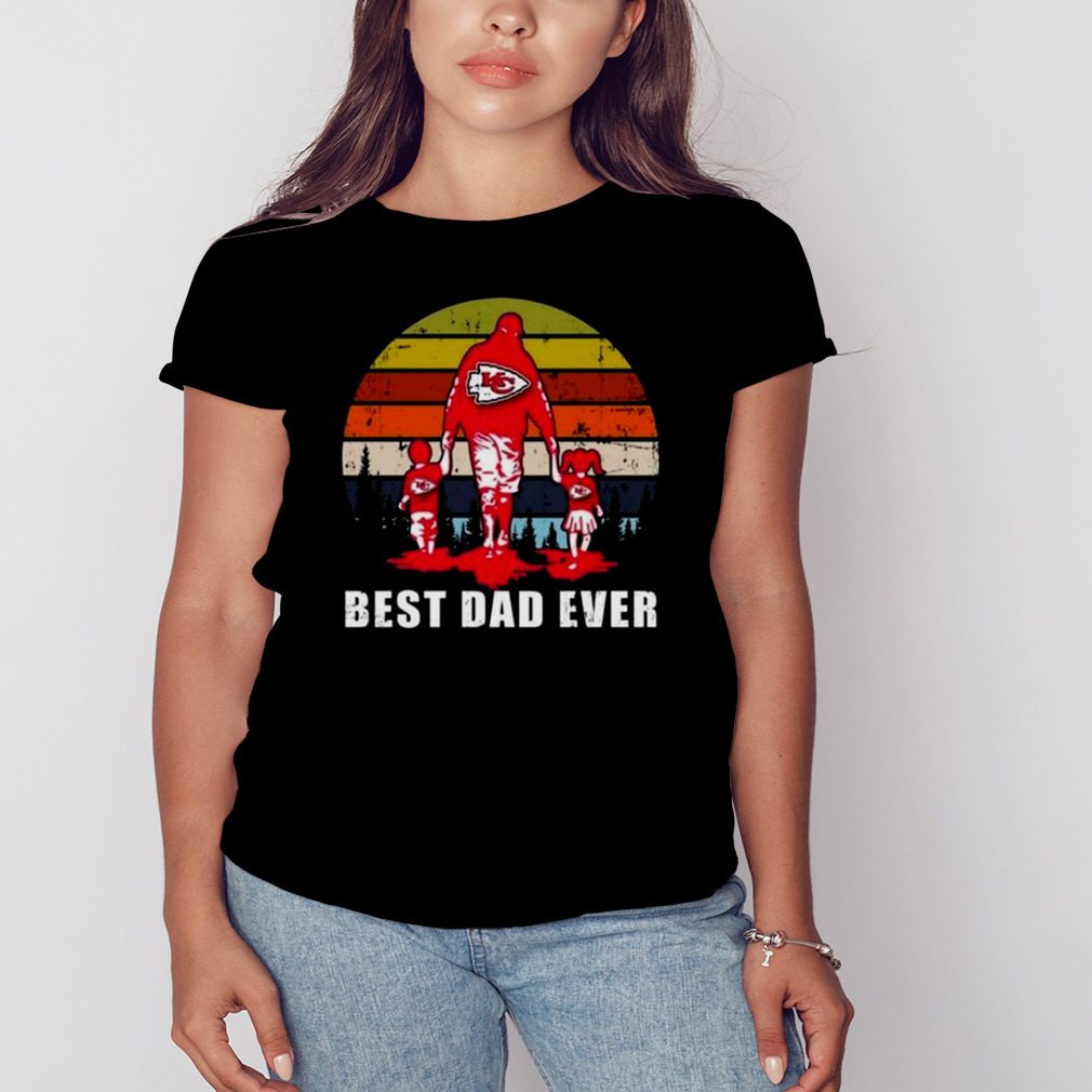 Best Dad Ever Kansas City Chiefs Vintage 2023 Shirt