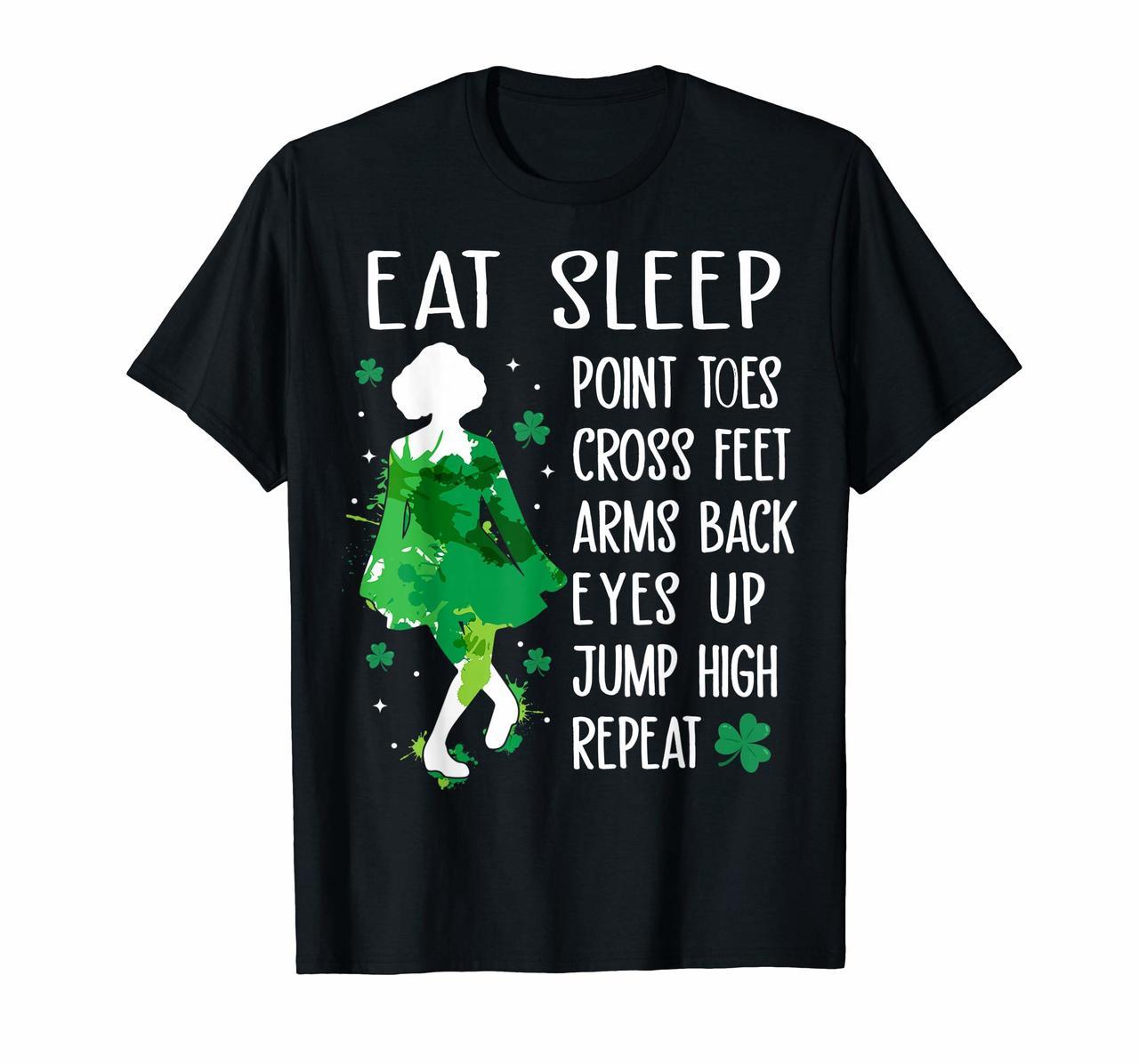 Best Funny Eat Sleep Irish Dance Girls Gift T-Shirt Hoodies