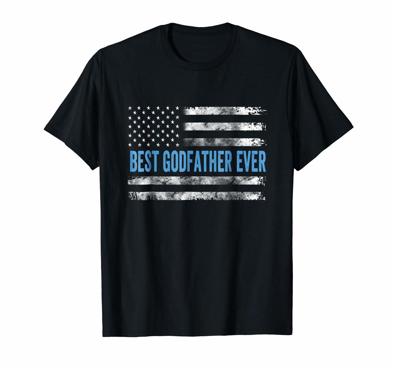 Best Godfather Ever Shirt US Flag Hoodies