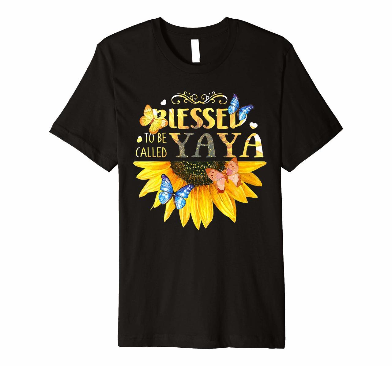 Blessed To Be Called YaYa -Sunflower tee Hoodies