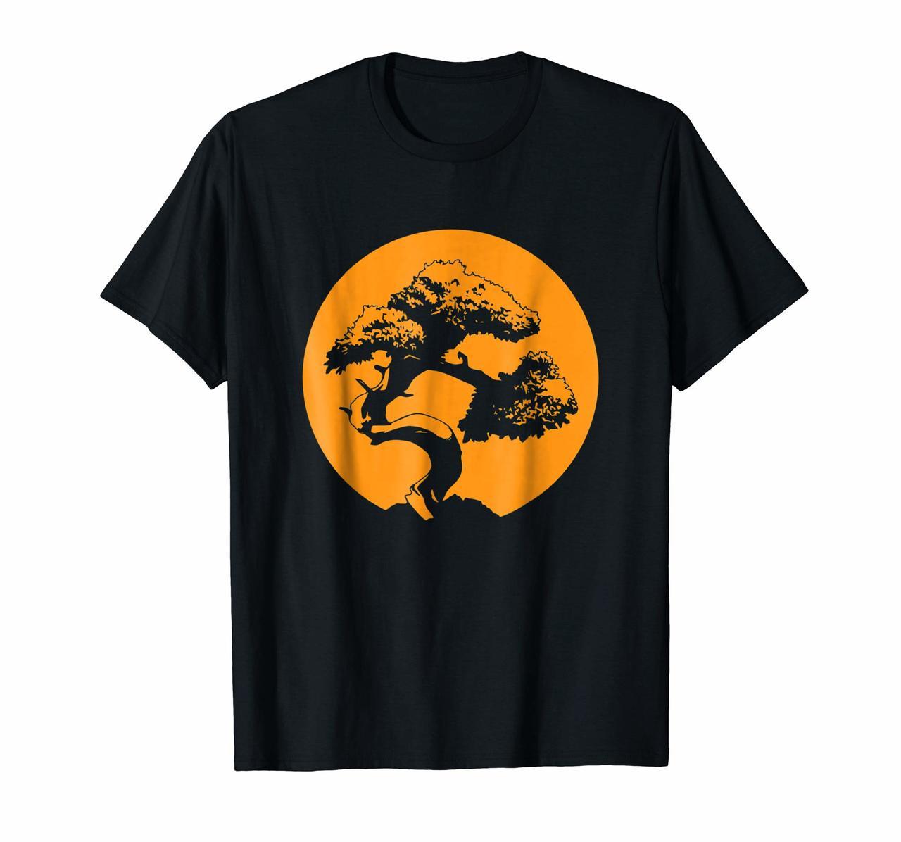 Bonsai T Shirt Japanese Trees Zen Buddhist Orange Sunset 1 Hoodies