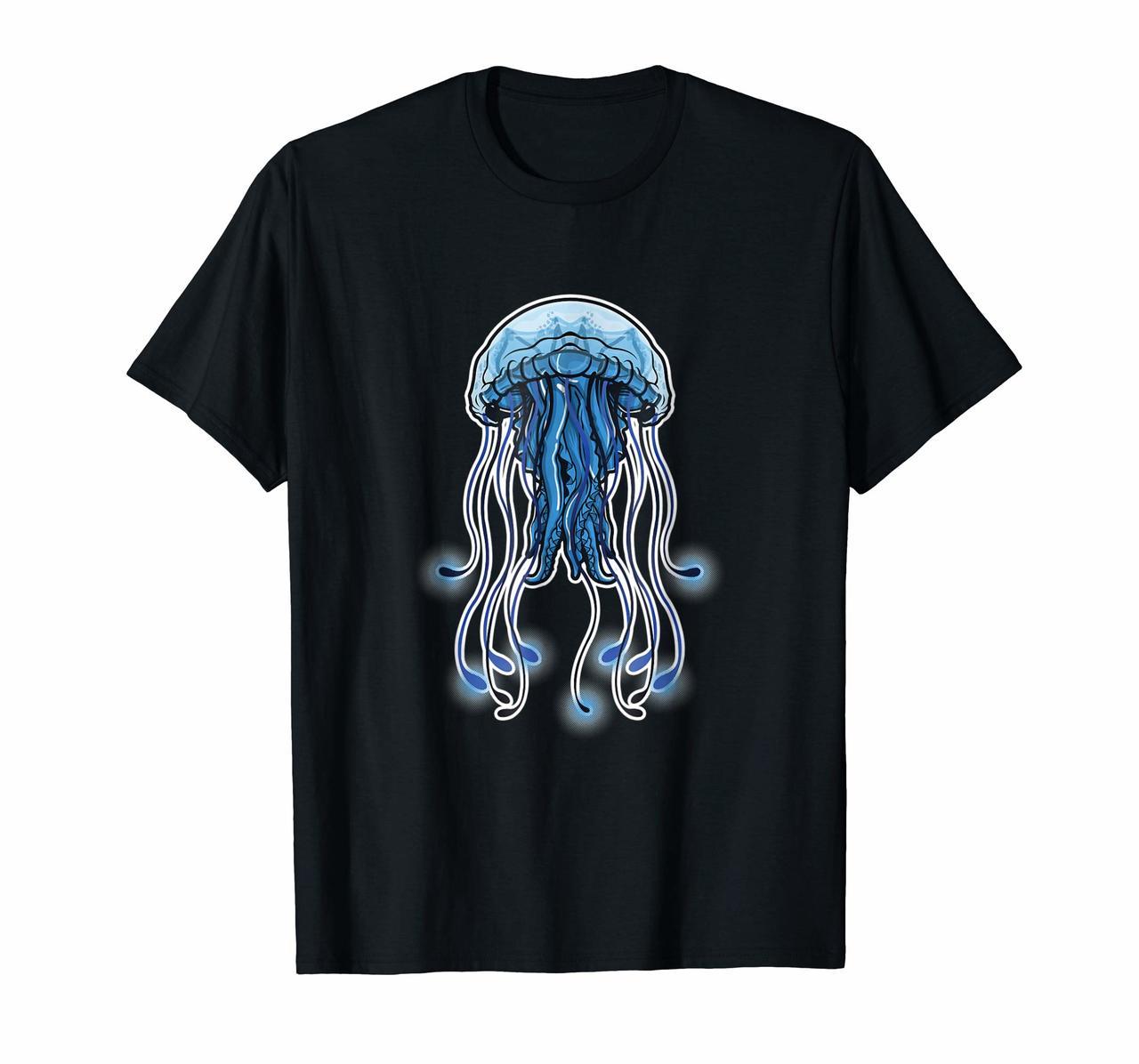 Box Jellyfish Wildlife Animal Zoo Nature Sea Ocean T Shirt Hoodies