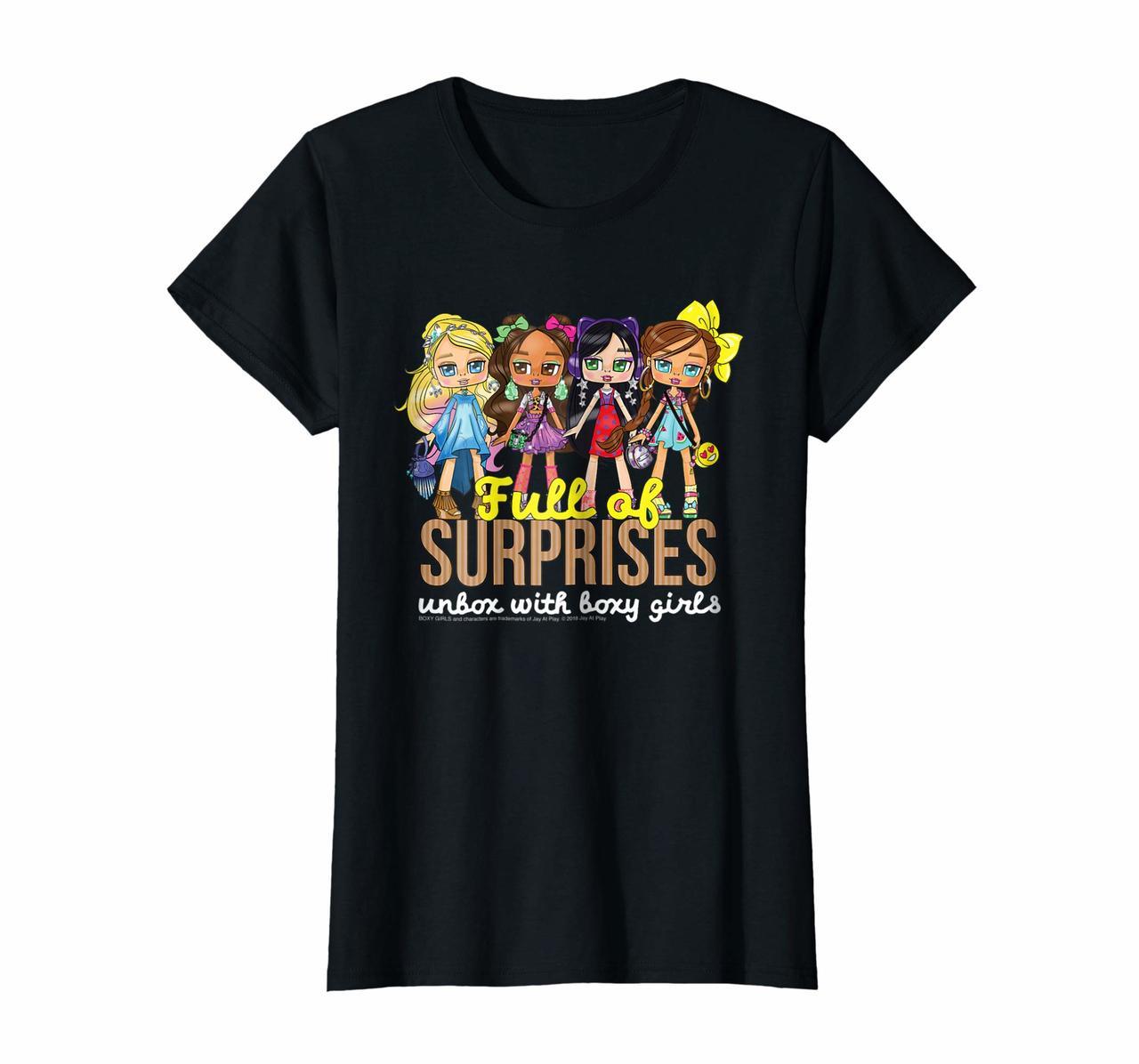 Boxy Girls Full Of Surprises Group T-Shirt Hoodies