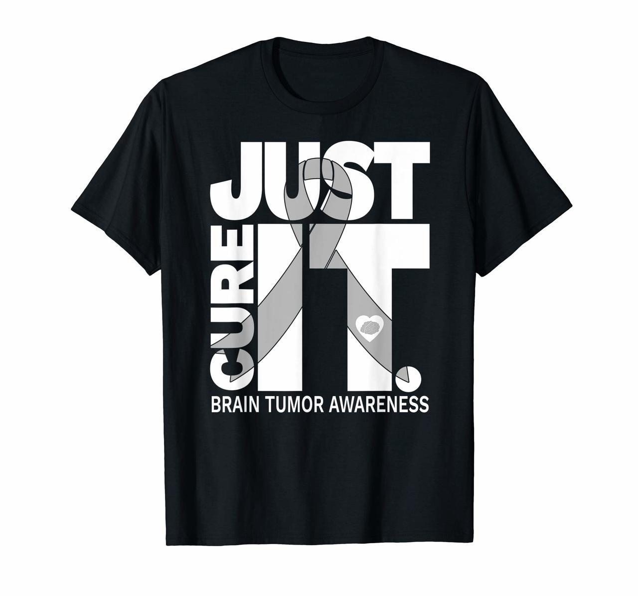 Brain Tumor Awareness Just Cure It T-Shirt Hoodies