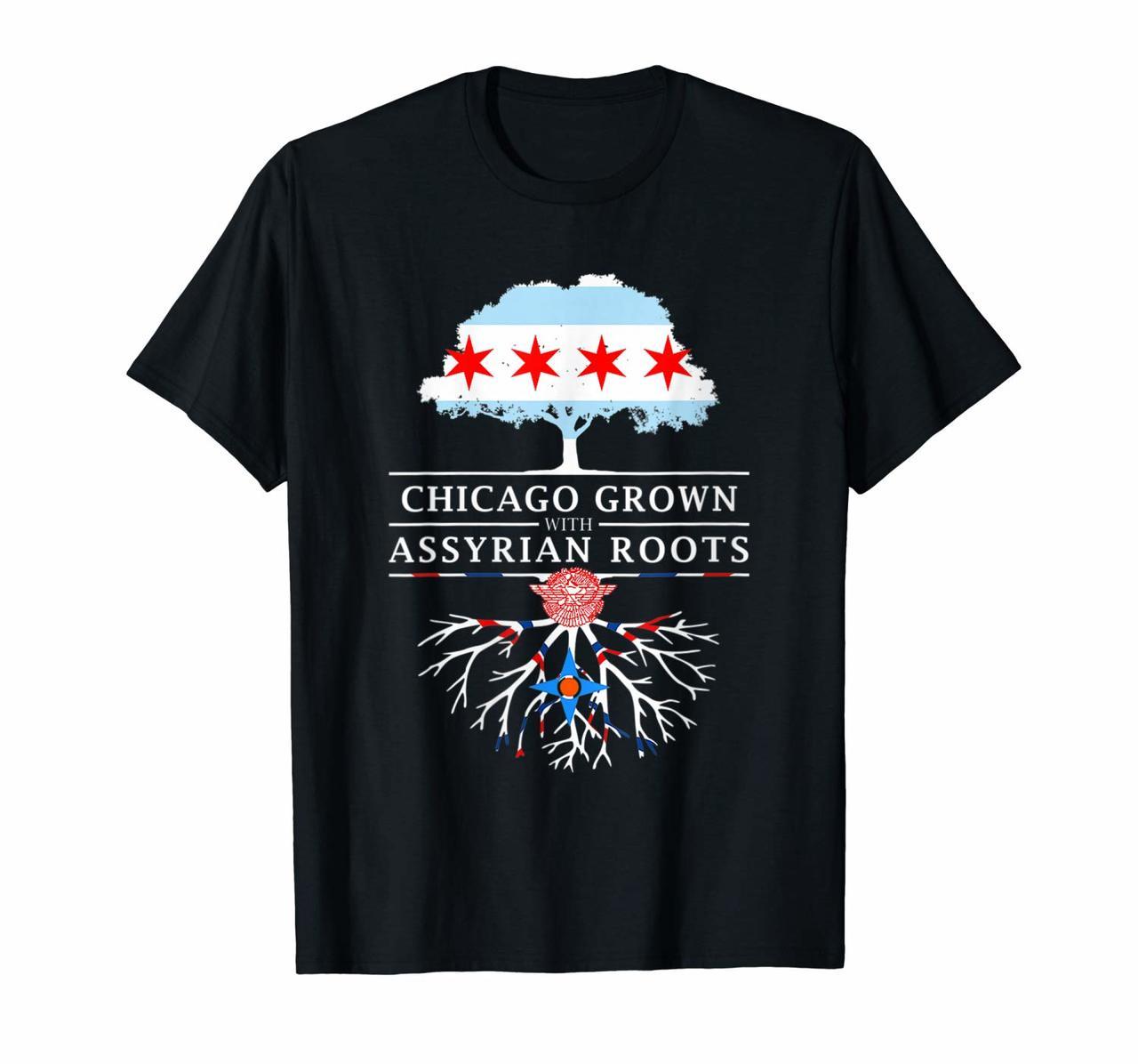 Chicago Grown with Assyrian Roots - Assyria T-Shirt Hoodies