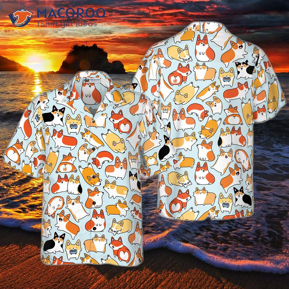 "corgi World" Hawaiian Shirt