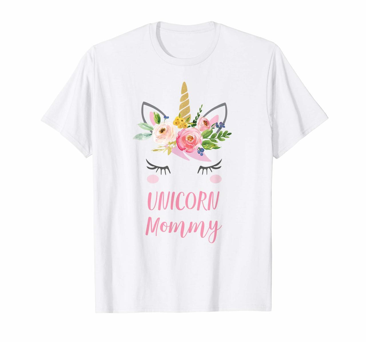 Cute Unicorn Mommy Shirt Unicorn Mom Gift Hoodies