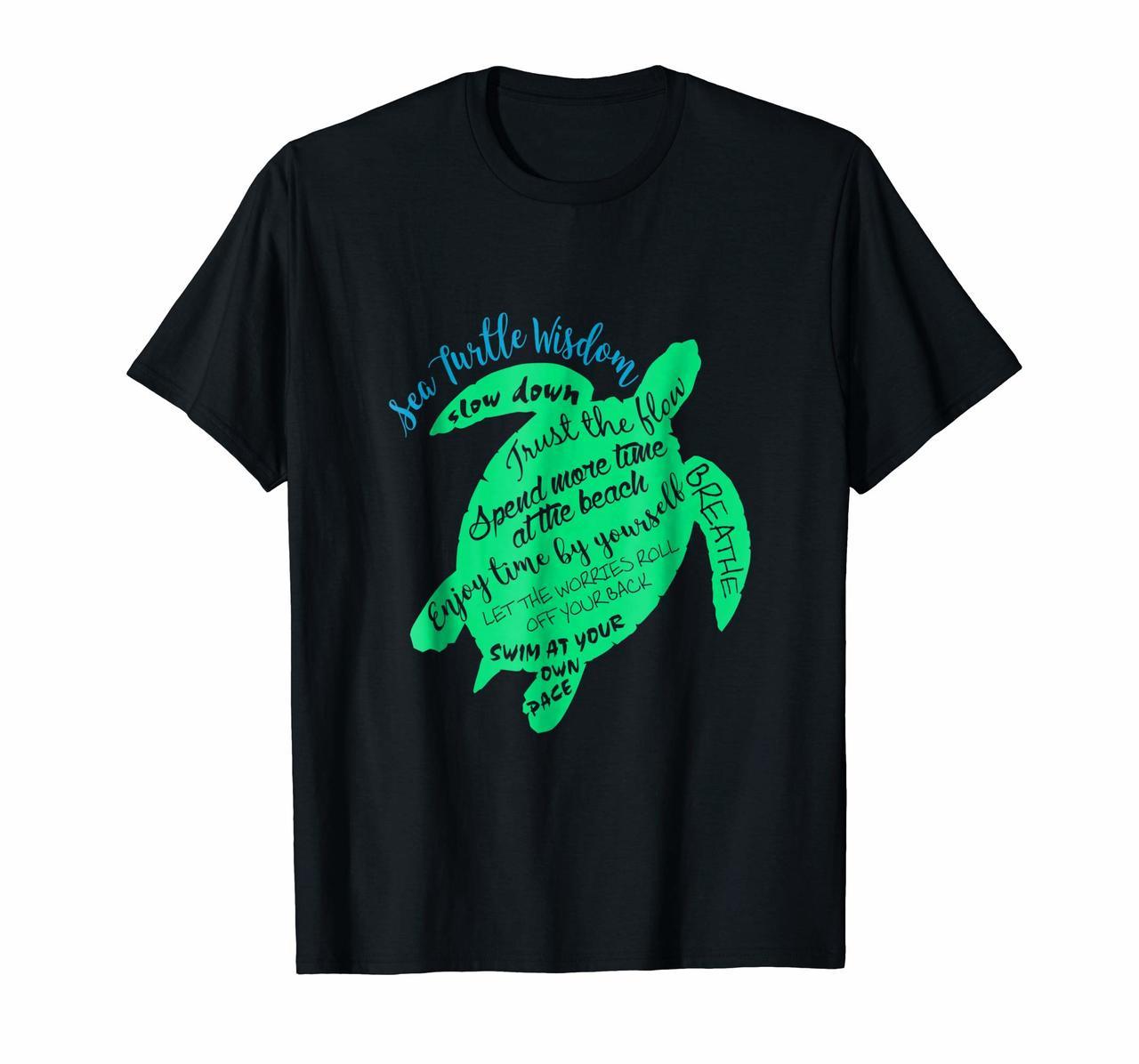 Green Sea Turtle Hawaiian Honu Wisdom T-Shirt Hoodies